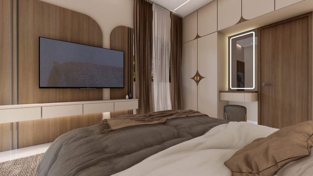 Bedroom interior at MP Mavis